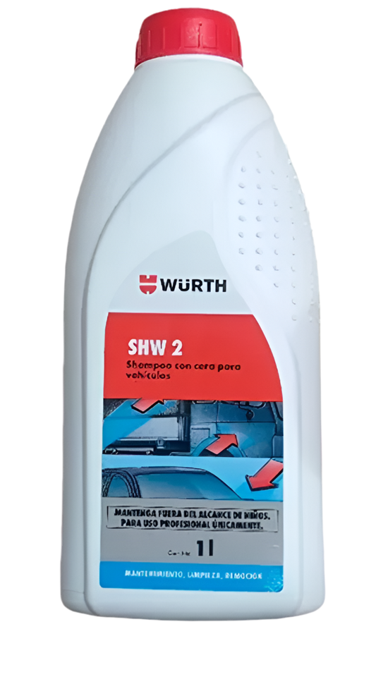SHAMPOO CON CERA PARA VEHICULOS WURTH