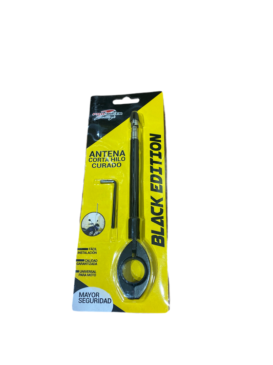 ANTENA CORTA HILO CURADO BLACK